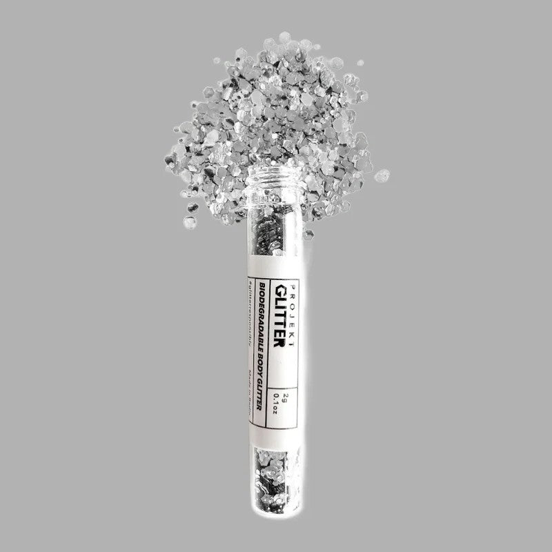 BodyGlitterECOChunkySilber2gr.