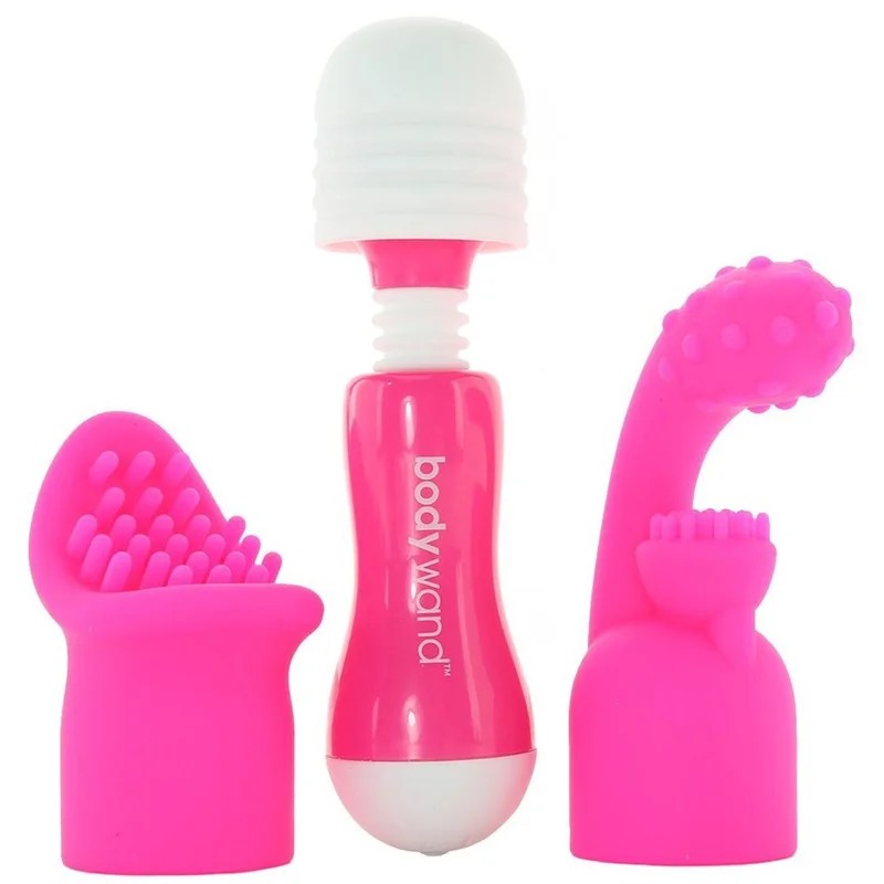 Bodywand–WiederaufladbareMiniMitAufsätzen–Rosa