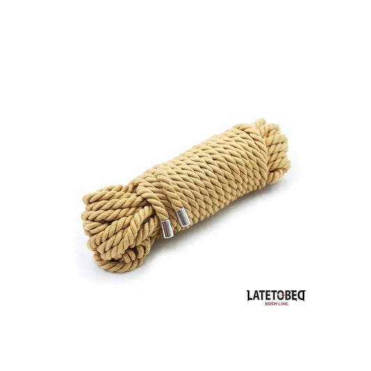 BONDAGE-SEILMITMETALLDETAILS,10MVONLATETOBEDBDSMLINE