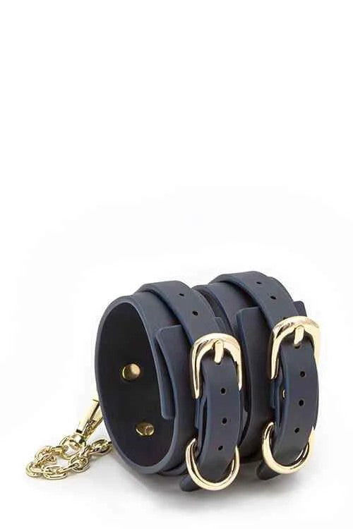 BondageCoutureAnkleCuffBlue