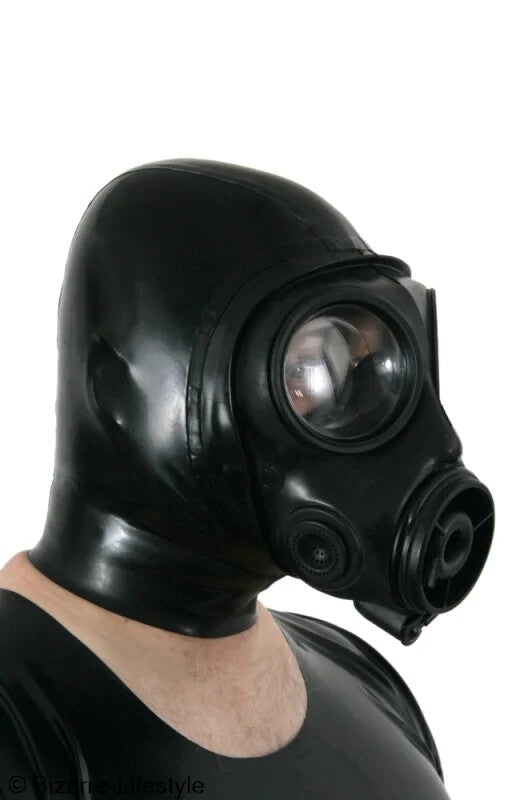 BritishS10gasmaskwithhoodMblackwithoutcontrastcolorwithoutgagZipperstandardwithoutcollarwithoutlocks