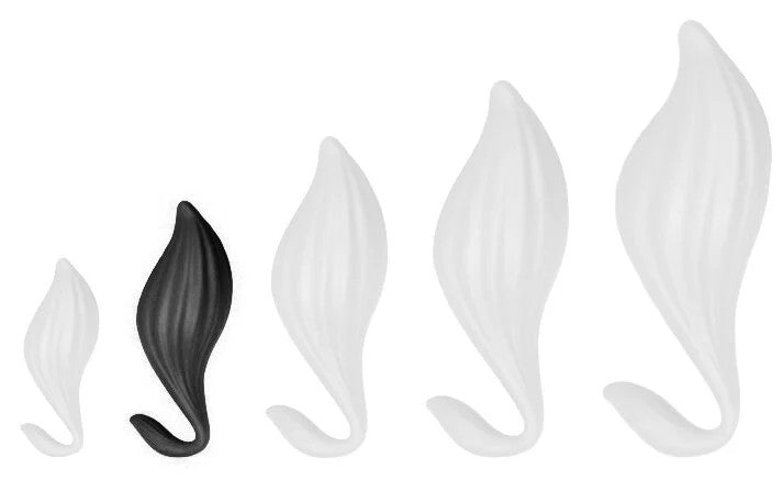 BulbyMSiliconePlug14x7cmBlack