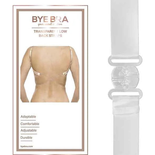 ByeBraTransparentLowBackStrapClear