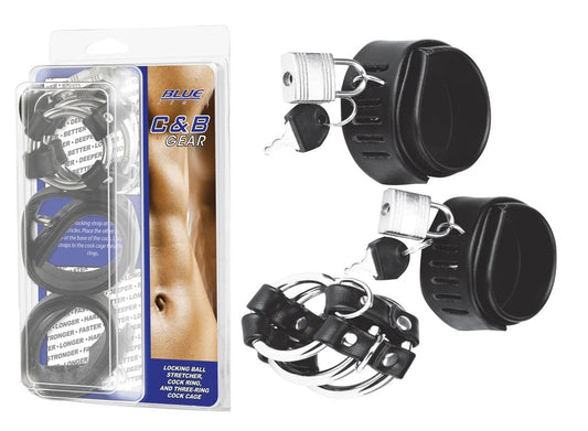 C&BGEARLockingBallStretcher&CockCage