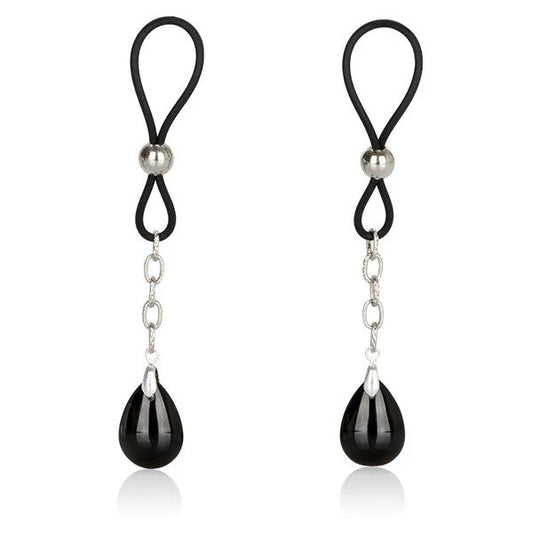 CaliforniaExoticsNonpiercingNippleJewelryOnyx