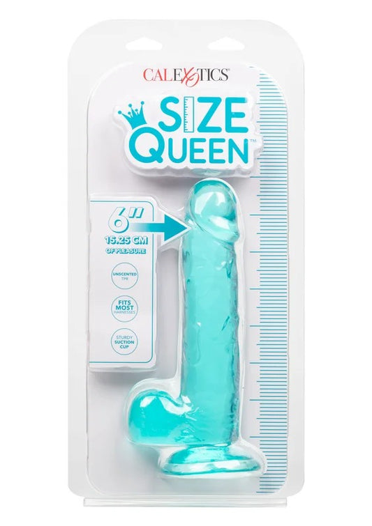 CaliforniaExoticsQueenSizeDong6Inchblue