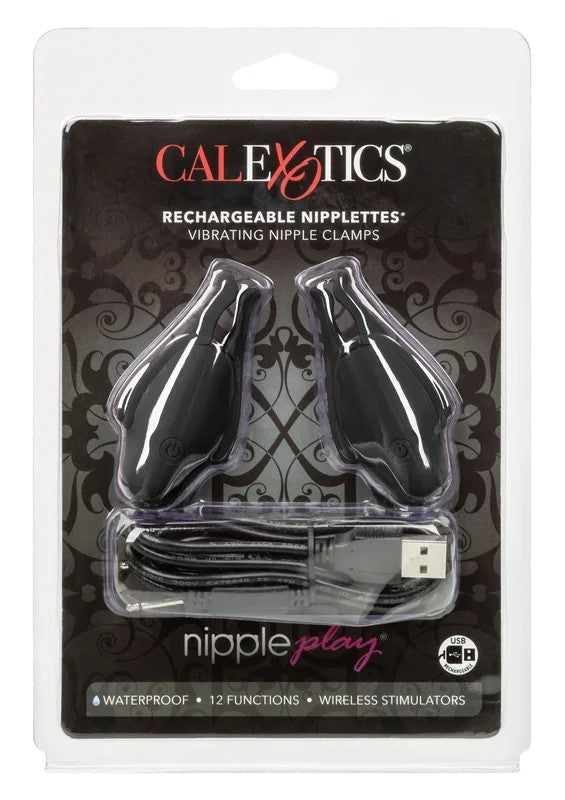 CaliforniaExoticsRechargeableNipplettesSchwarz