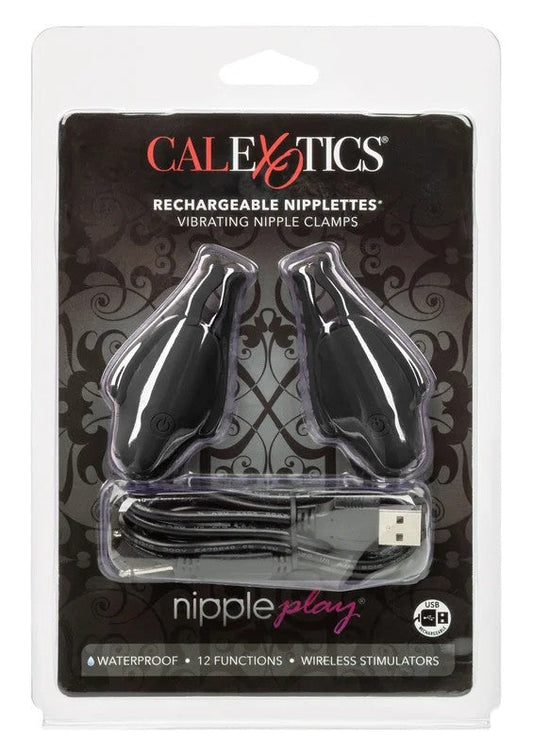 CaliforniaExoticsRechargeableNipplettesSchwarz