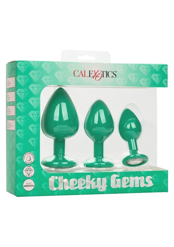 CheekyGems3PcsGreen