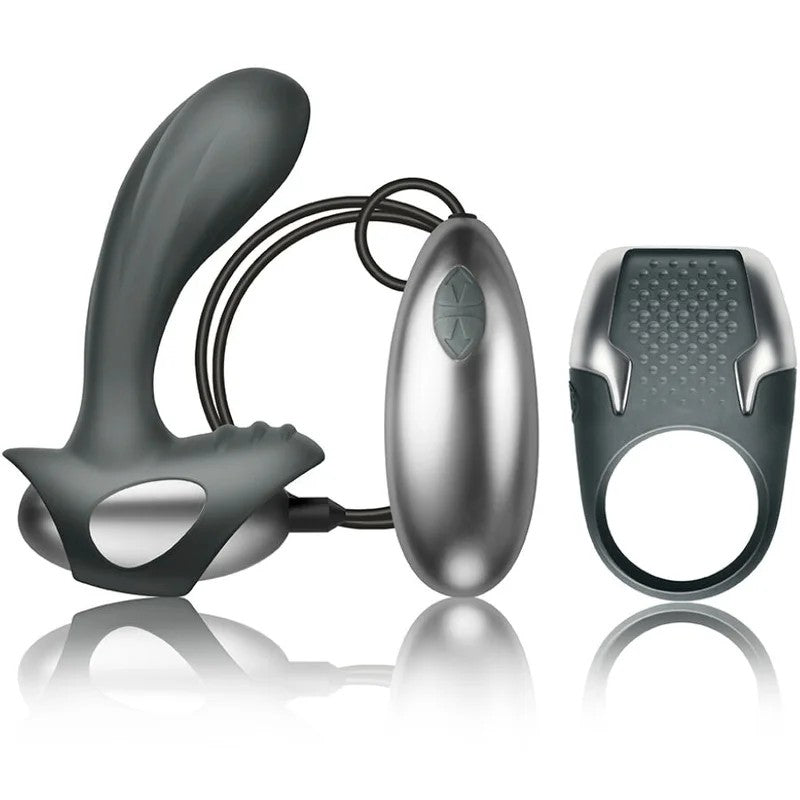 CLIMAXIMUM–EXCITEKITCOCKRING+DRAHT-PROSTATAMASSAGEGERÄT