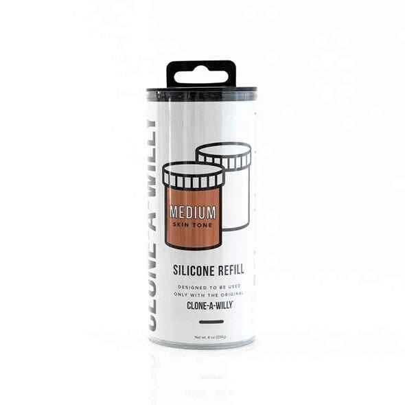 Clone-A-Willy–RefillMediumSkinToneSilicone226g
