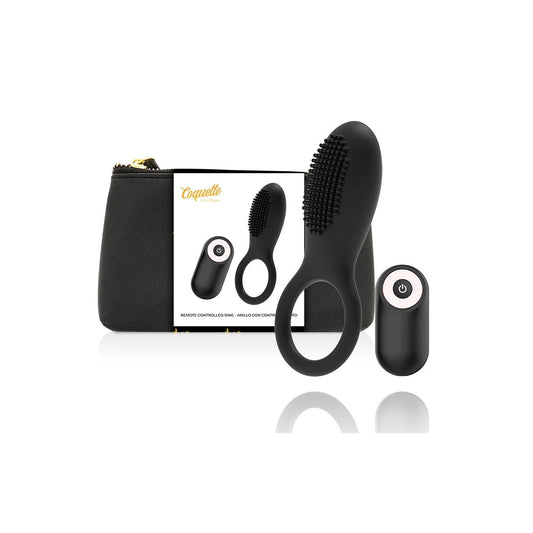 COCKRINGFERNBEDIENUNGWIEDERAUFLADBARSCHWARZ/GOLDVONCOQUETTETOYS