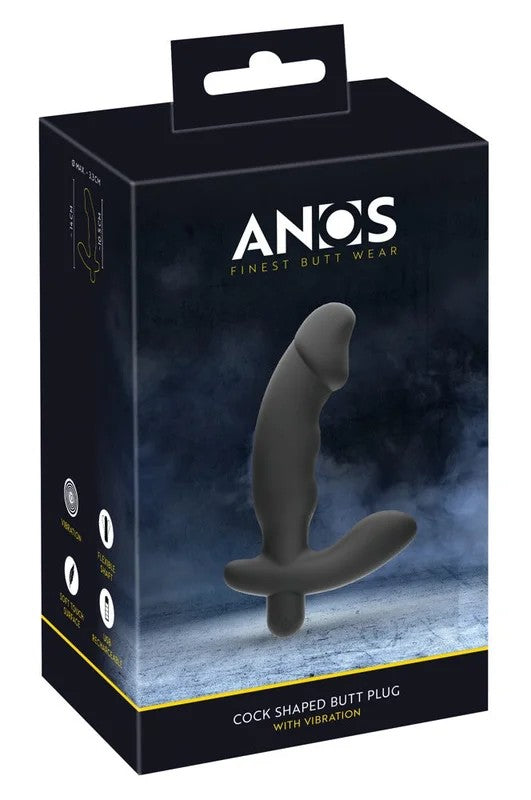 CockShapedButtPlugwithVibration