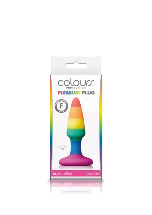 ColoursbyNSNoveltiesPleasurePlugRainbowMini