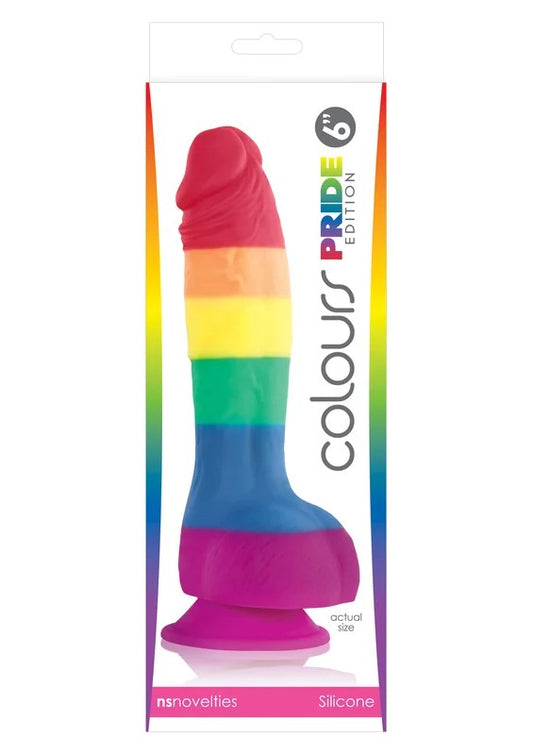ColoursbyNSNoveltiesPrideEdition6InchDildo