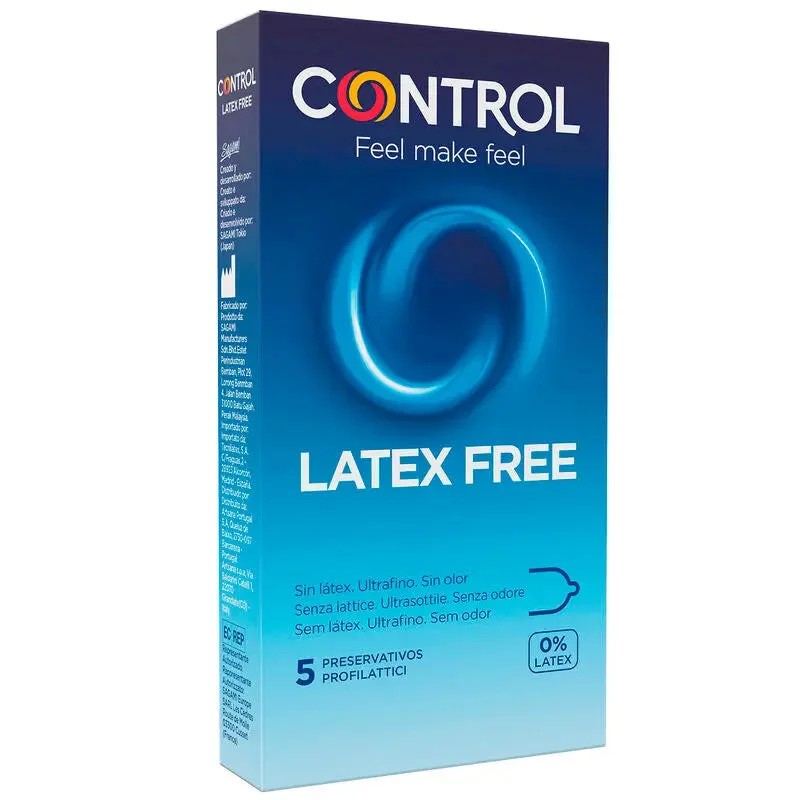 CONTROL–FREESINLATEXCONDOMS5UNITS