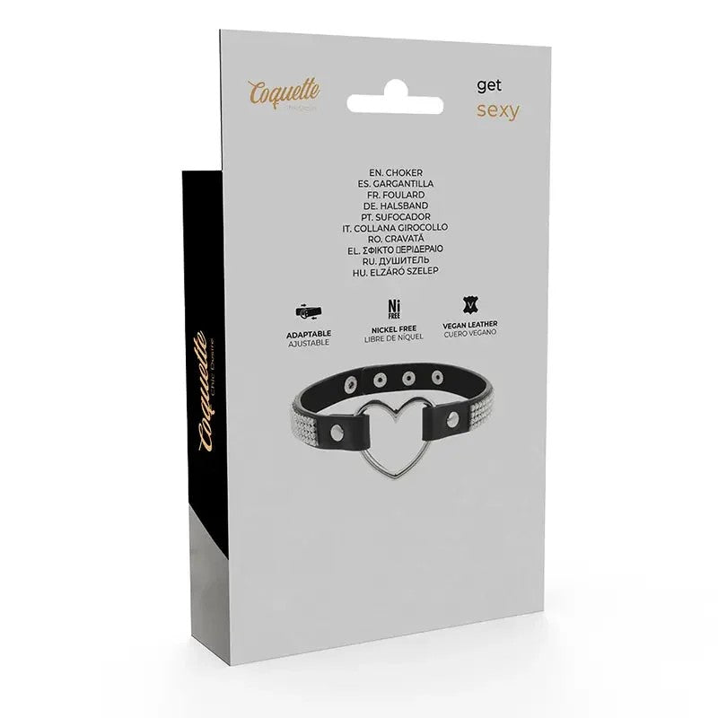 COQUETTECHICDESIRE–VEGANESLEDER-HALSBANDMITHERZ