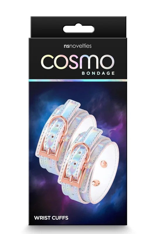 CosmoBondageWristCuffsRainbow