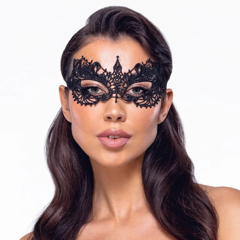 CottelliDelicateEmbroideredBlindfold2461331Black