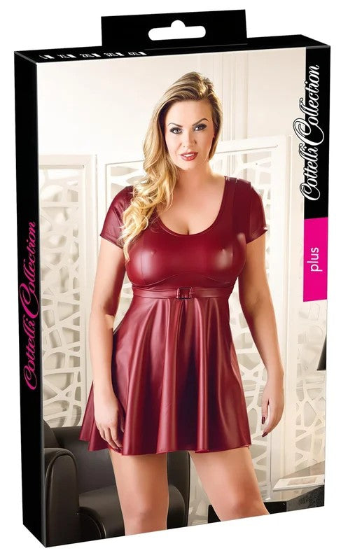 CottelliPlusSize–A-LinienMinikleid(Rot)–4XL