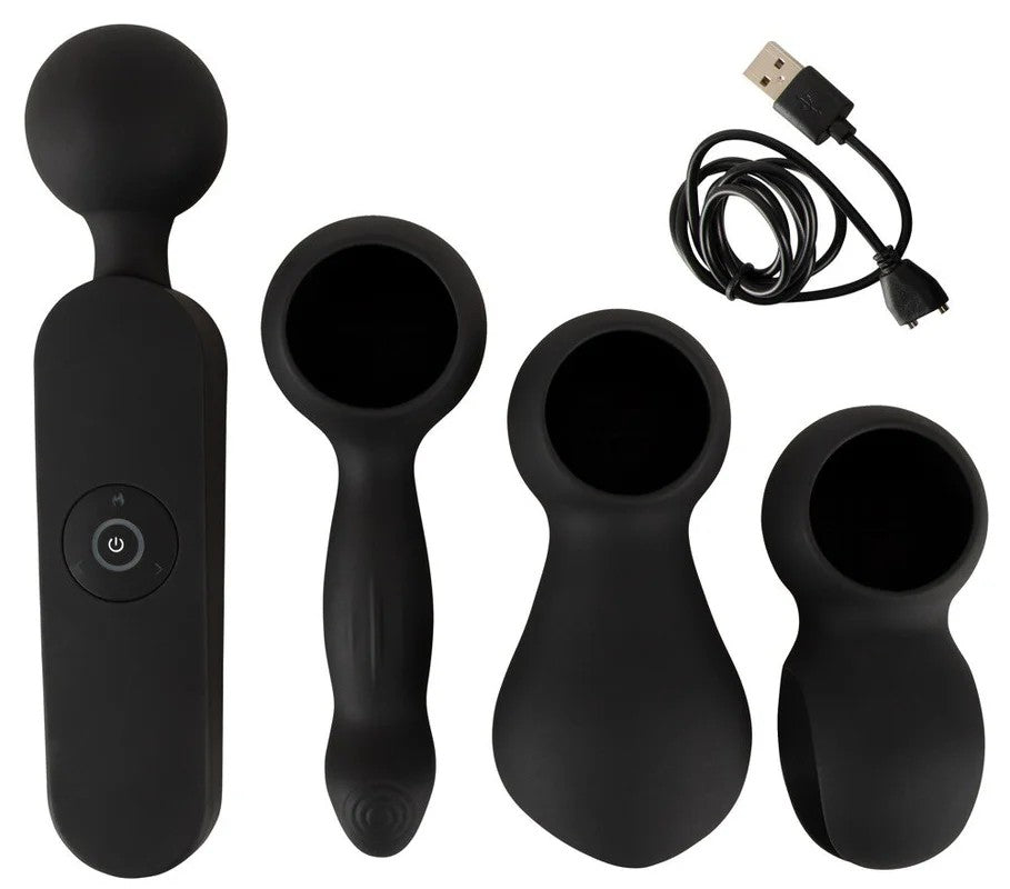 CouplesChoiceWandVibratorwith3Attachements