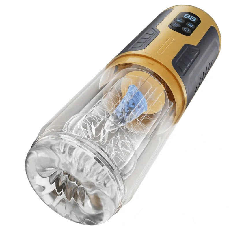 CREAMPIE–5IN1LickingMassageThrustRotationVibratingBurstStroker