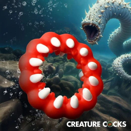 CreatureCocks„Fangs“SilikonCockringm.Zähnen