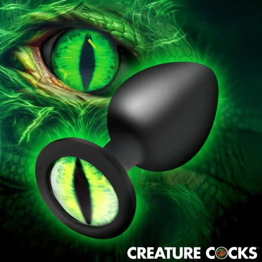 CreatureEyeSilikonAnalplugm.Glasaugemedium