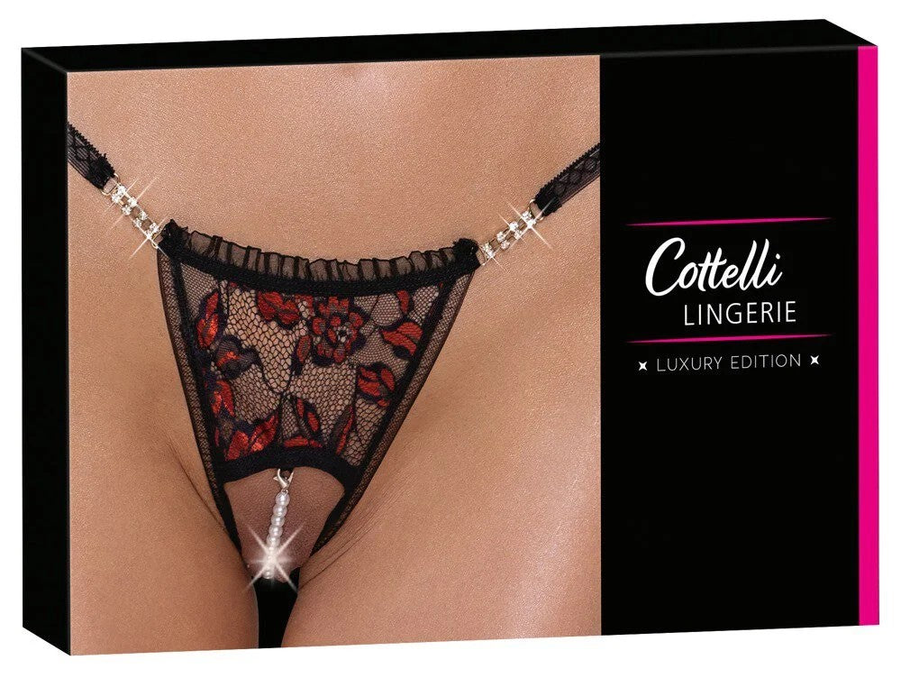 CrotchlessStringmitPerlenkettcheninderFrontS/M–M/L