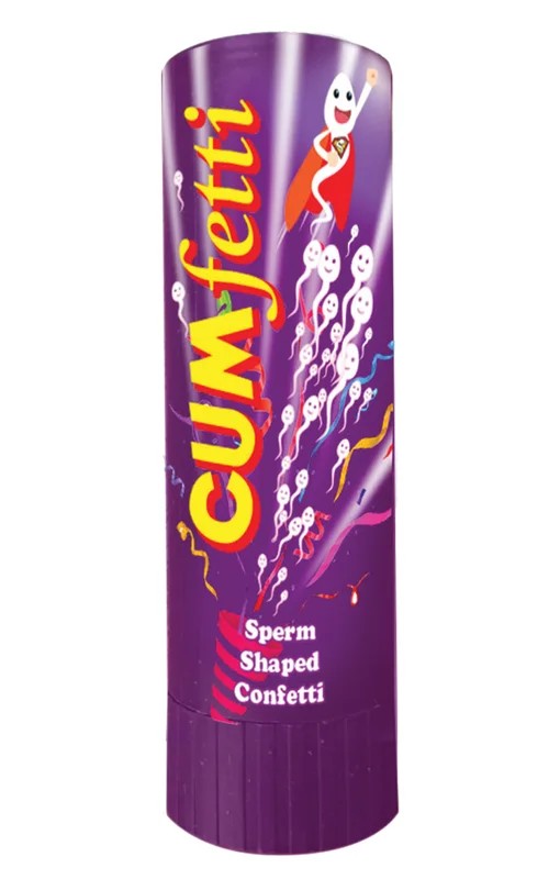 CumfettiSpermShapedConfettiPartyPopper
