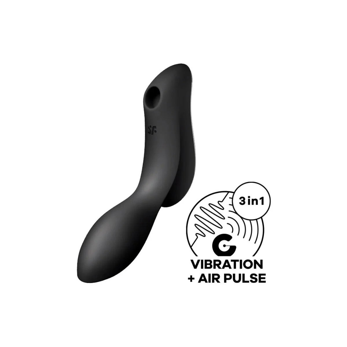 CURVYTRINITY2AIRPULSEVIBRATORSCHWARZVONSATISFYERAIRPULSE