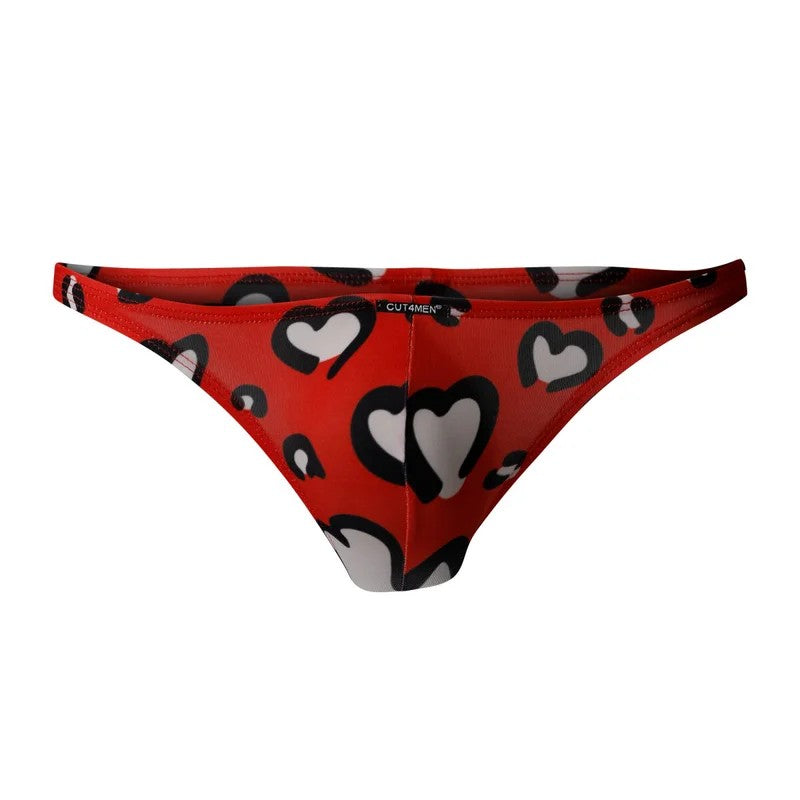 CUT4MEN–BrazilianbriefHeartsS–XL