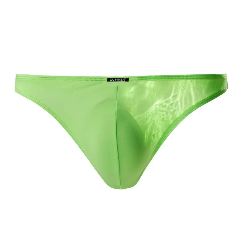 CUT4MEN–ClassicThongNeonGreenS–XL