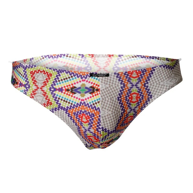 CUT4MEN–LowRiseBikiniBriefAztecS–XL