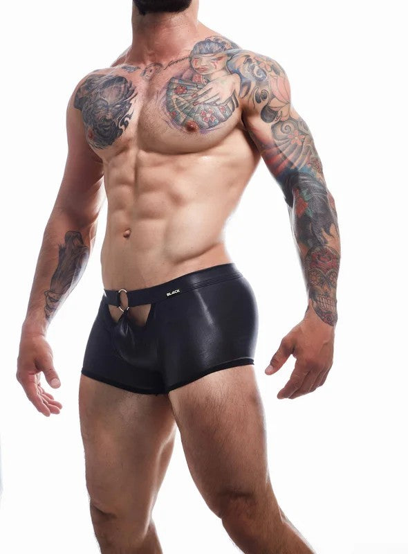 CUT4MENPeekabooBlackMiniPants
