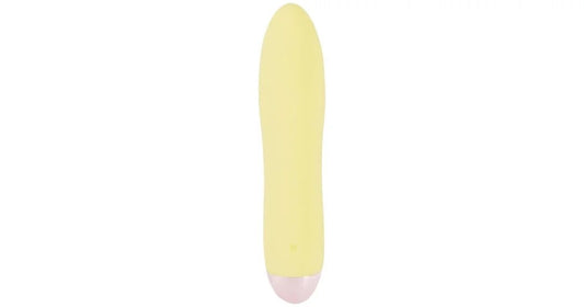 CutiesMiniVibratorYellowSleek
