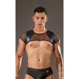 DaleMasRebelSleevelessCrop–BlueBlack