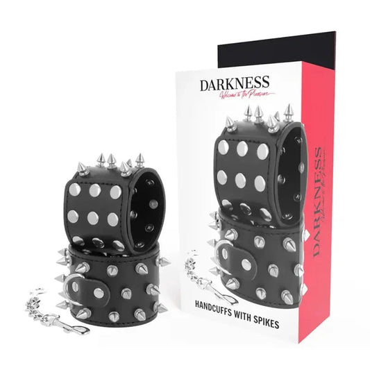 DARKNESS–SKULLSANDBONESSCHWARZEHANDSCHELLENMITSPIKES