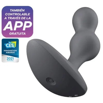 DeepDiverVibratingPlugAppGrey|Satisfyer