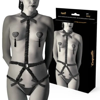 DessousSetMitDeluxeNippelpatches|CoquetteChicDesire