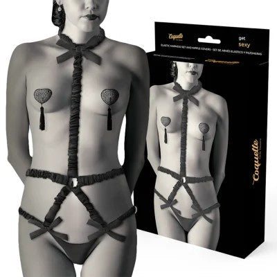 DessousSetMitDeluxeNippelpatches|CoquetteChicDesire