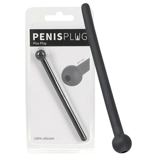 DilatorPissPlay–hohlerSilikon-Dilator(schwarz)