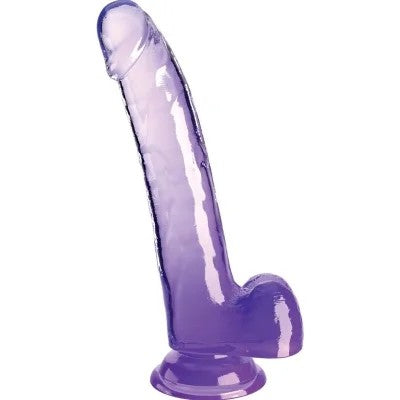 DildoMitHoden20,3cmLila|KingCock
