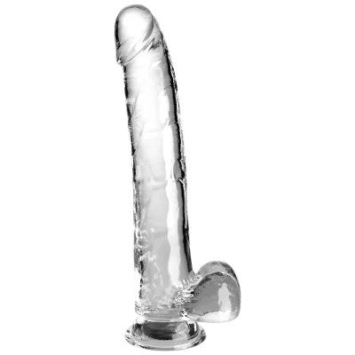 DildoMitHoden24,8cmTransparent|KingCock