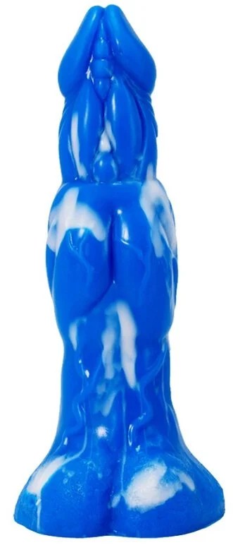 DildoWolorz20x6cmBlue-White