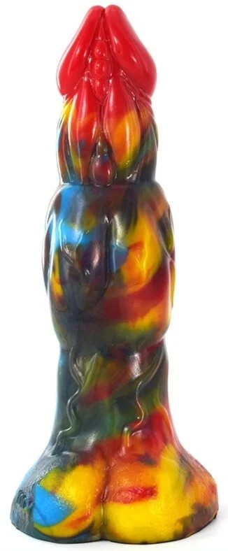 DildoWolorz20x6cmMulticolour