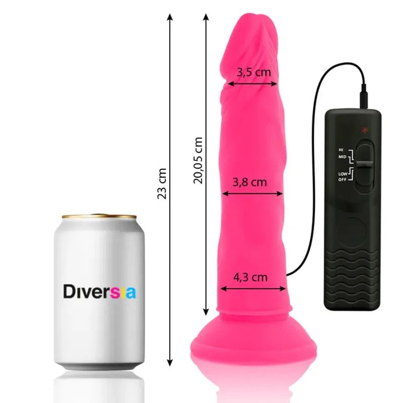 DIVERSIA–FLEXIBLERDILDOMITVIBRATIONROSA23CM-O-4.3CM