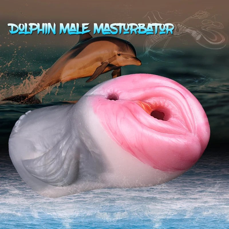 DolphinPussyPocketMasturbatorMännlichesSexspielzeug–FantasieSilikonVaginalPenisMasturbation