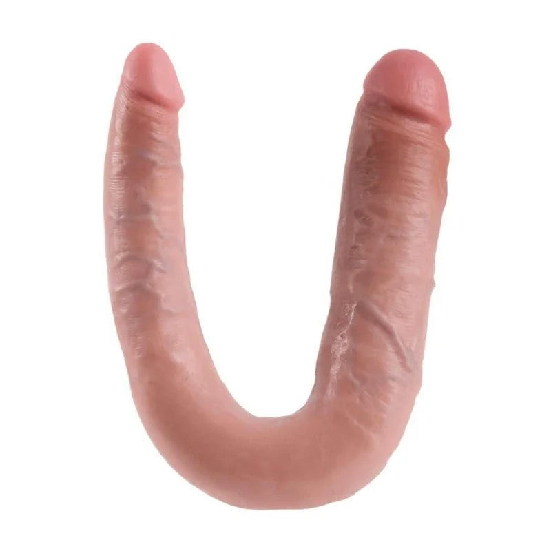 Doppeldildo„DoubleTrouble“–zweifacheStimulation43cm(hautfarbenhell)
