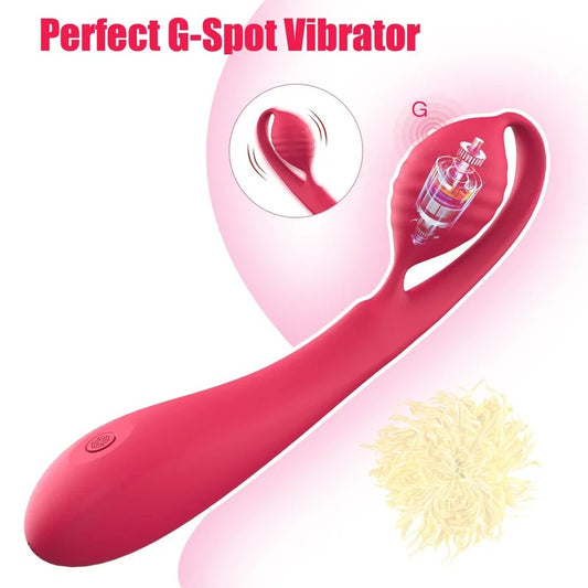 Doppelend-Analdildo,vibrierendesEi,G-Punkt-Vibrator–hohlerKlitoris-Stimulator,weiblichesSexspielzeug
